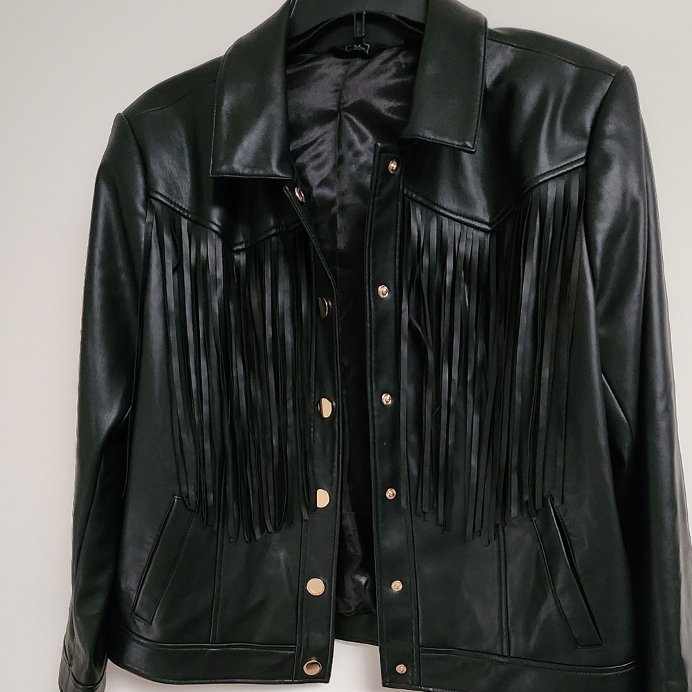 G By Giuliana Faux Leather Jacket